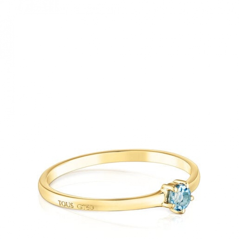 Tous Cool Joy Small Women's Rings 18k Gold | RNS586297 | Usa