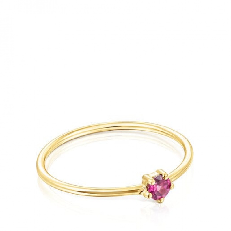 Tous Cool Joy Small Women's Rings 18k Gold | XBZ729104 | Usa