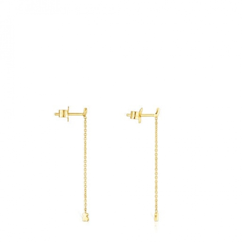 Tous Cool Joy Women's Earrings 18k Gold | QZG658923 | Usa