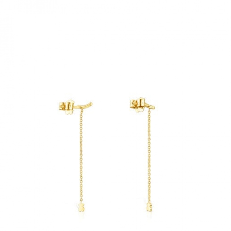 Tous Cool Joy Women's Earrings 18k Gold | QZG658923 | Usa