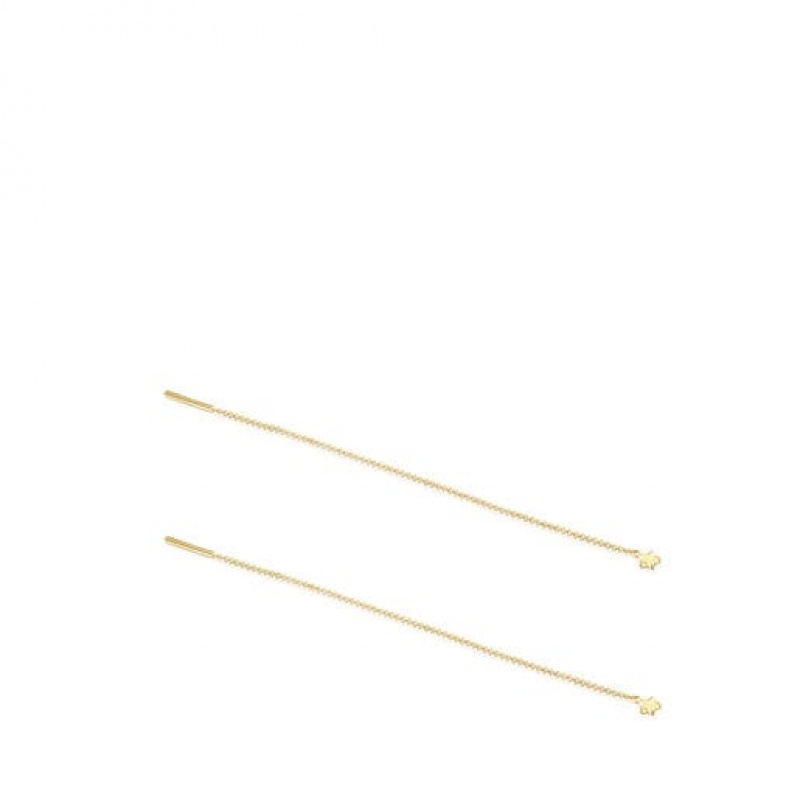 Tous Cool Joy Women's Earrings 18k Gold | MEN823715 | Usa