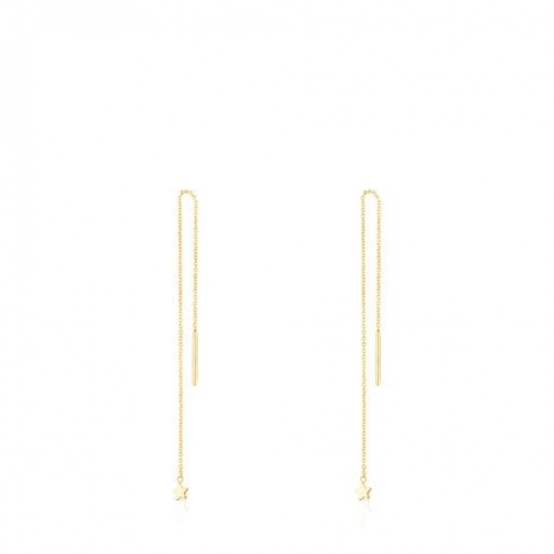 Tous Cool Joy Women's Earrings 18k Gold | MEN823715 | Usa