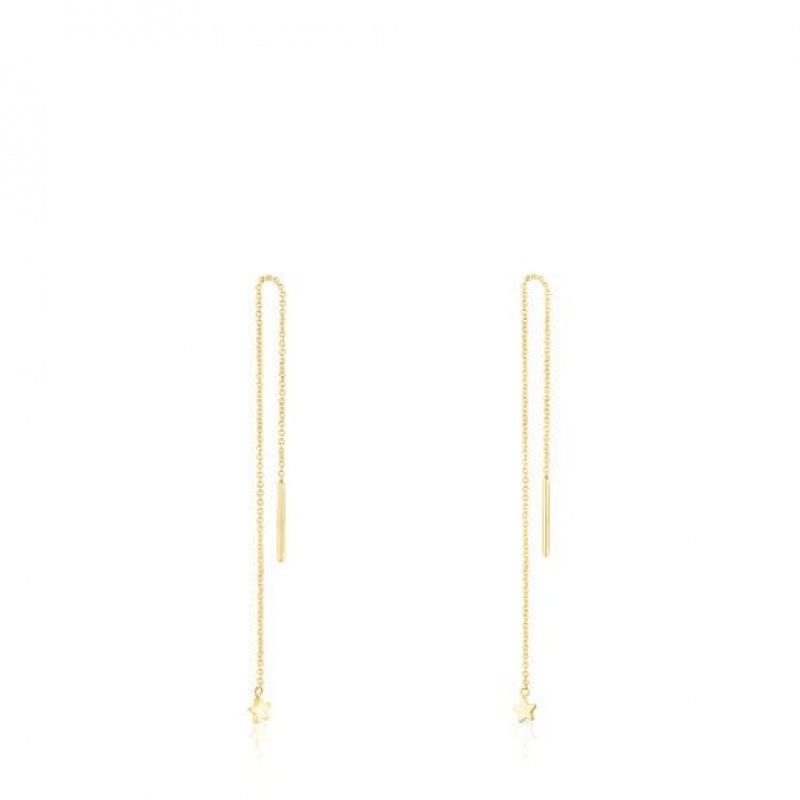 Tous Cool Joy Women\'s Earrings 18k Gold | MEN823715 | Usa