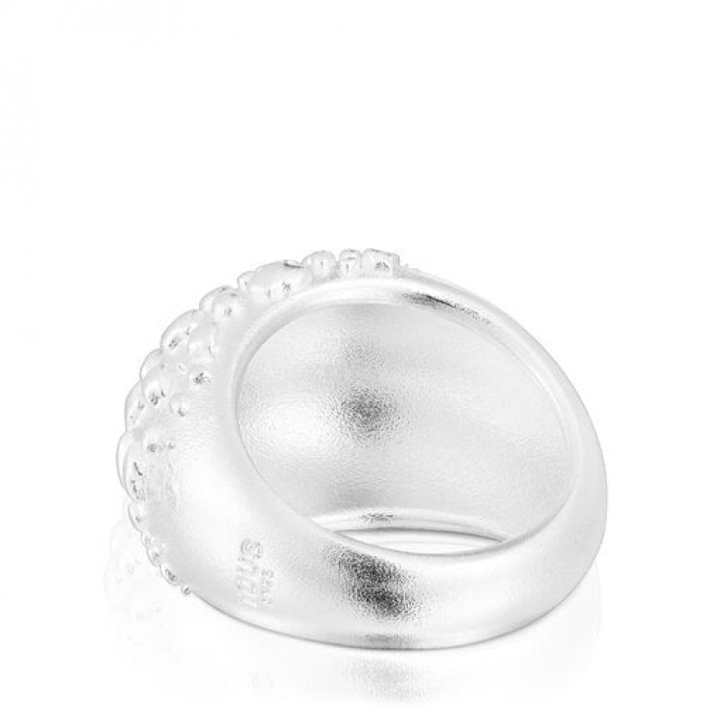 Tous Dybe Large Women's Rings Silver | QCV905672 | Usa