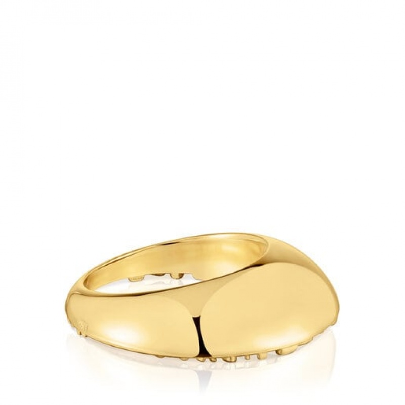 Tous Dybe Medium Women's Rings 18k Gold | WSB946012 | Usa