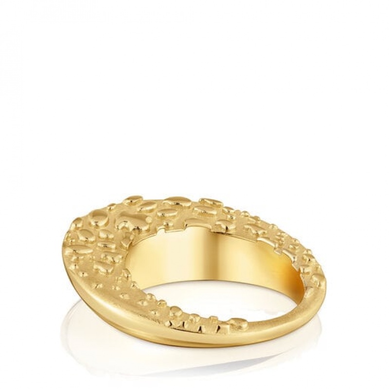 Tous Dybe Medium Women's Rings 18k Gold | WSB946012 | Usa