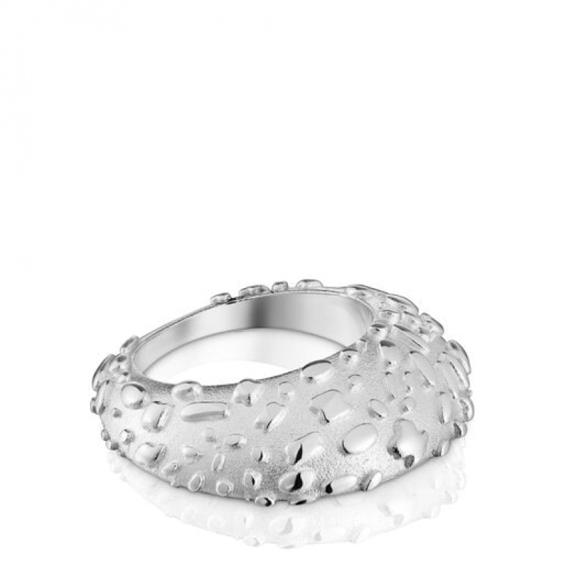 Tous Dybe Medium Women's Rings Silver | JWO435718 | Usa