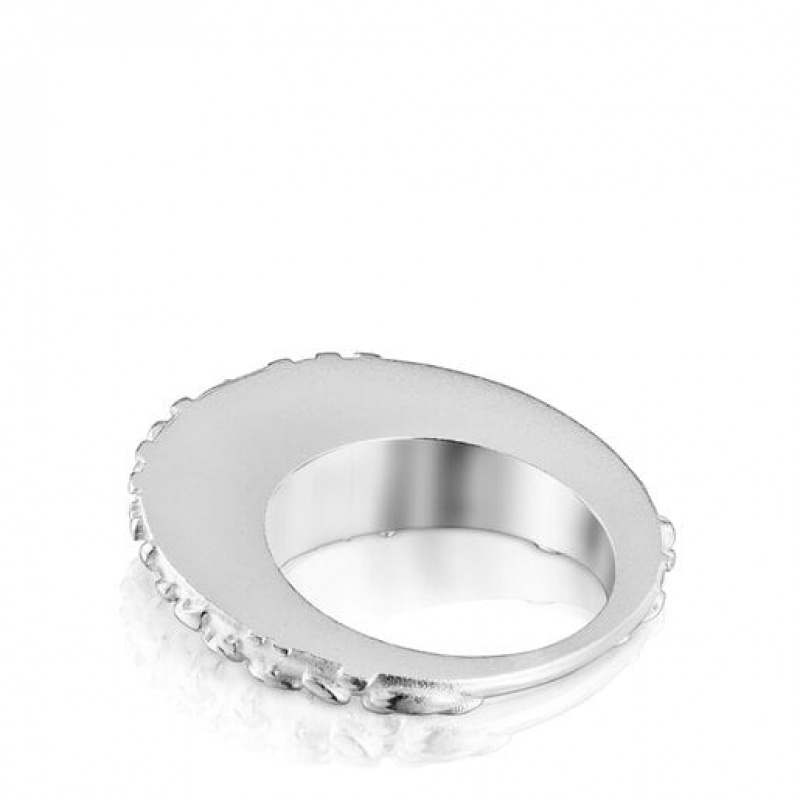 Tous Dybe Medium Women's Rings Silver | JWO435718 | Usa