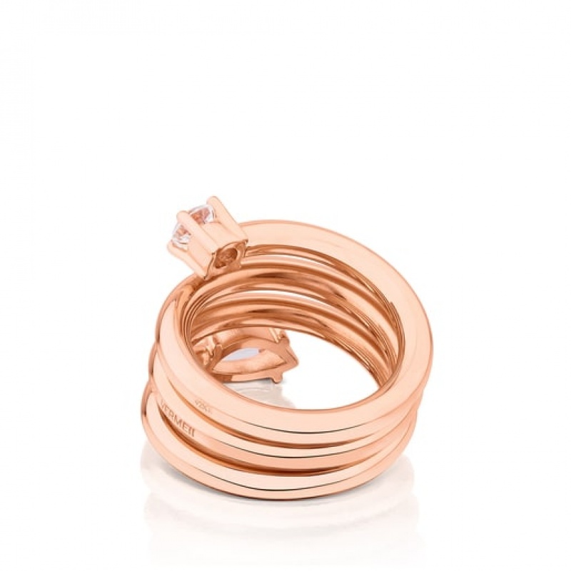 Tous Eklat Women's Rings 18k Gold | SGL724918 | Usa