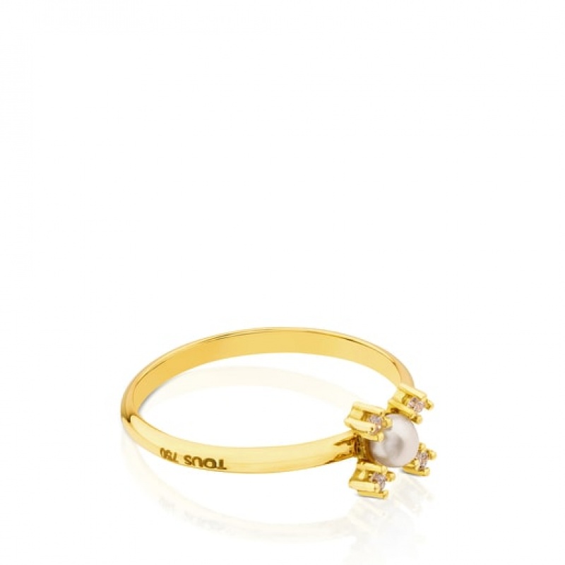 Tous Eklat Women's Rings 18k Gold | WJZ135698 | Usa