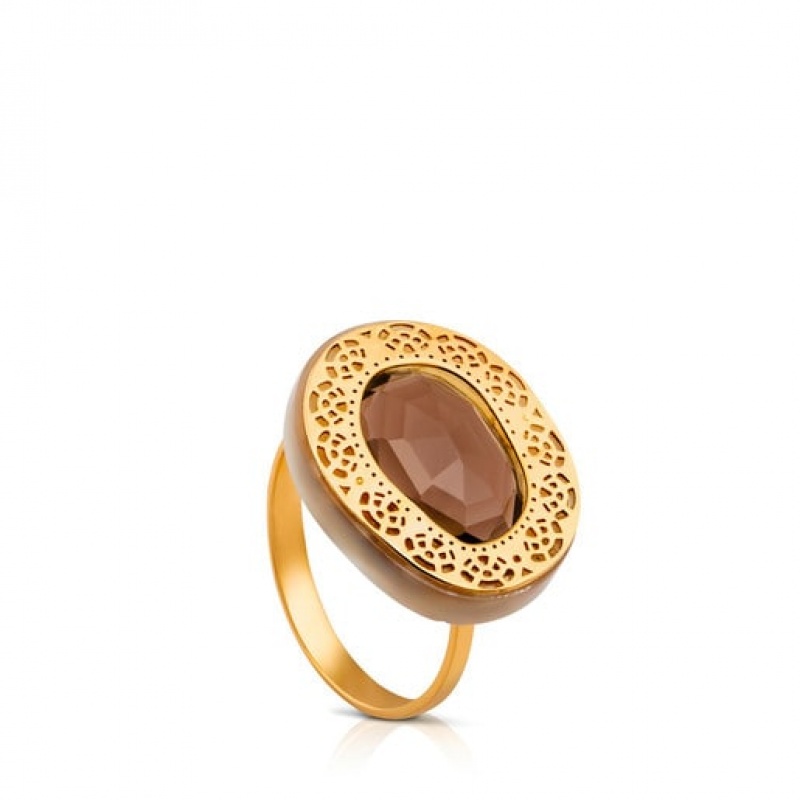 Tous Ethereal Women\'s Rings 18k Gold | MPK217684 | Usa