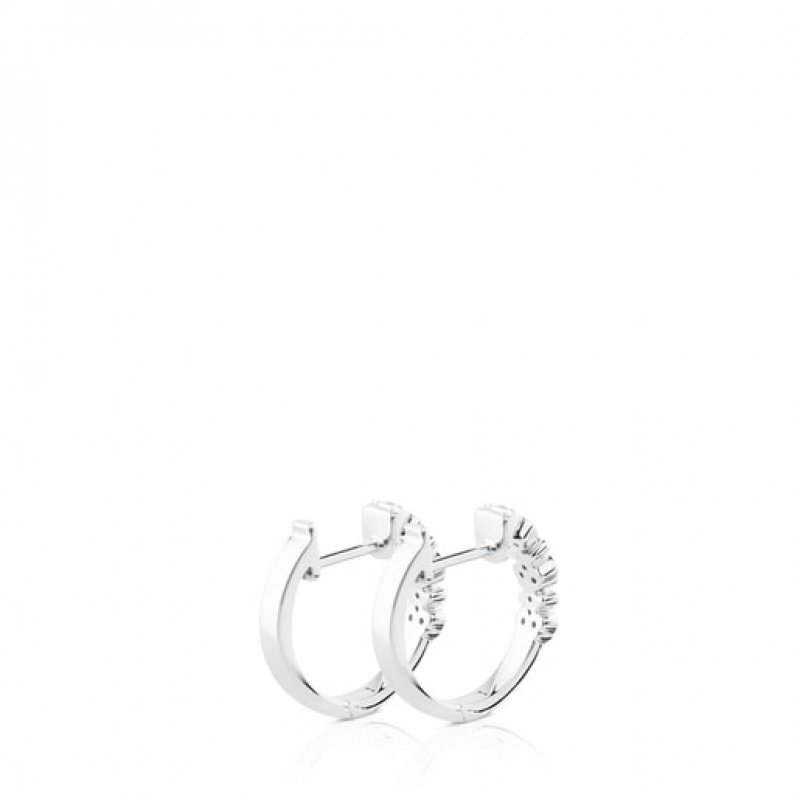 Tous Fancy Hoop Women's Earrings 18k Gold | MVP249537 | Usa