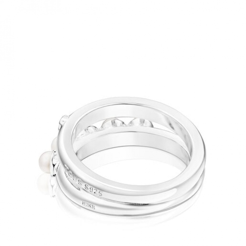 Tous Fellow Medium Women's Rings Silver | VJH581072 | Usa