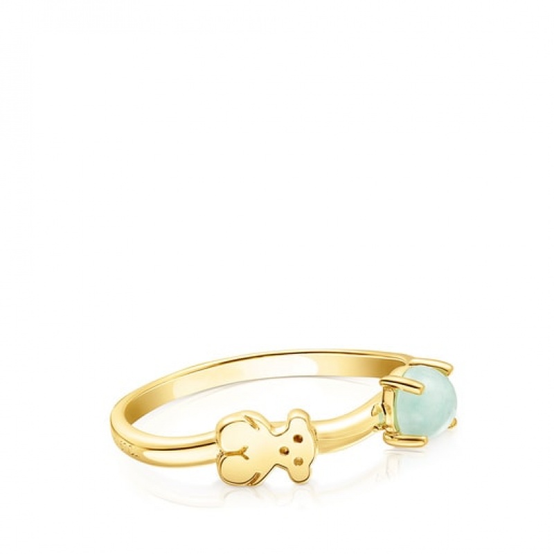 Tous Fragile Nature Small Women's Rings 18k Gold | JXD570691 | Usa