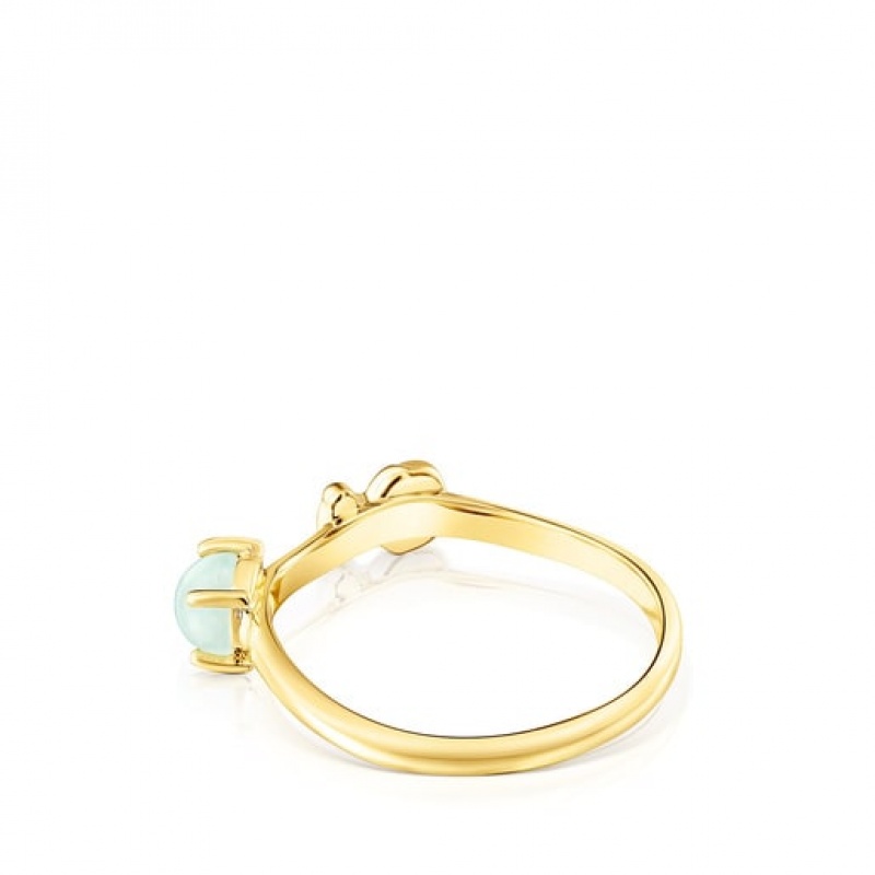 Tous Fragile Nature Small Women's Rings 18k Gold | JXD570691 | Usa