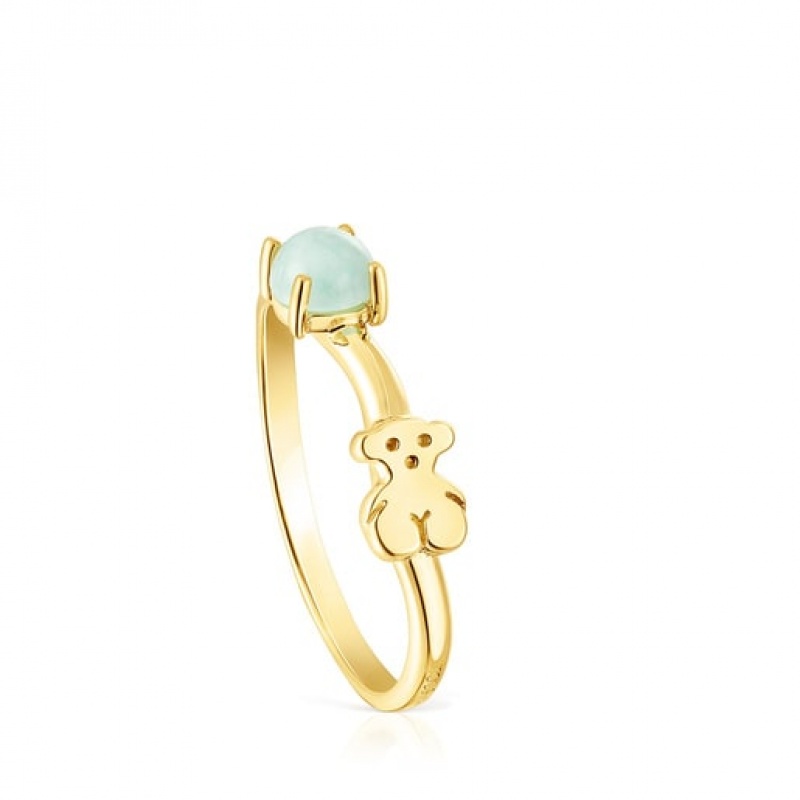 Tous Fragile Nature Small Women\'s Rings 18k Gold | JXD570691 | Usa