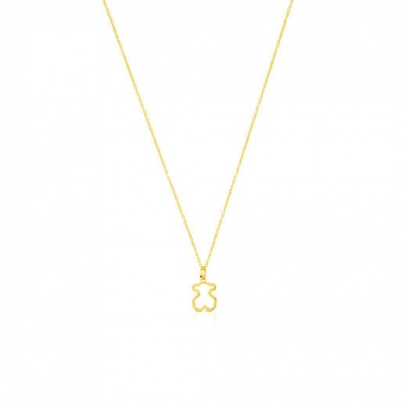 Tous Galaxy Short Women\'s Necklaces 18k Gold | SAU943785 | Usa