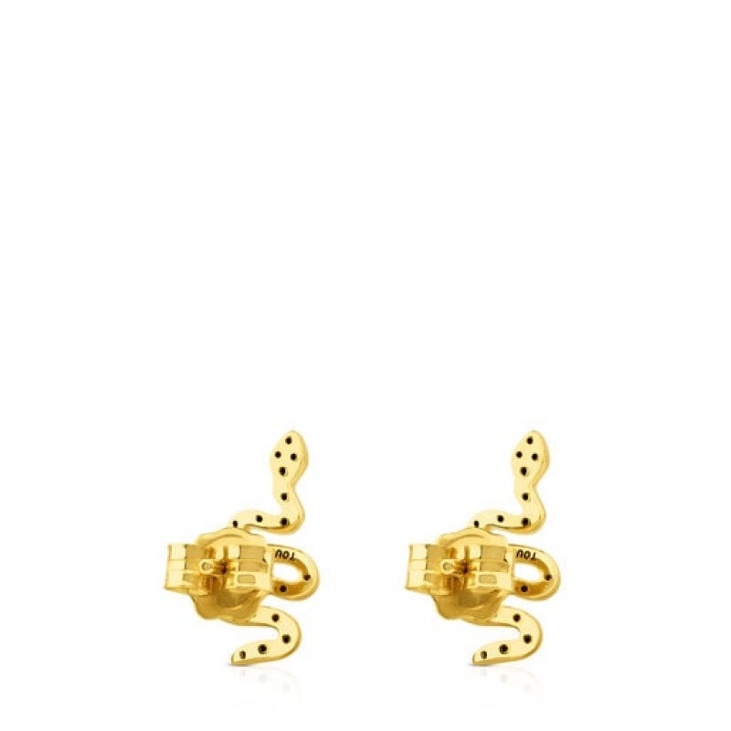 Tous Gem Power Small Women's Earrings 18k Gold | DLU120685 | Usa