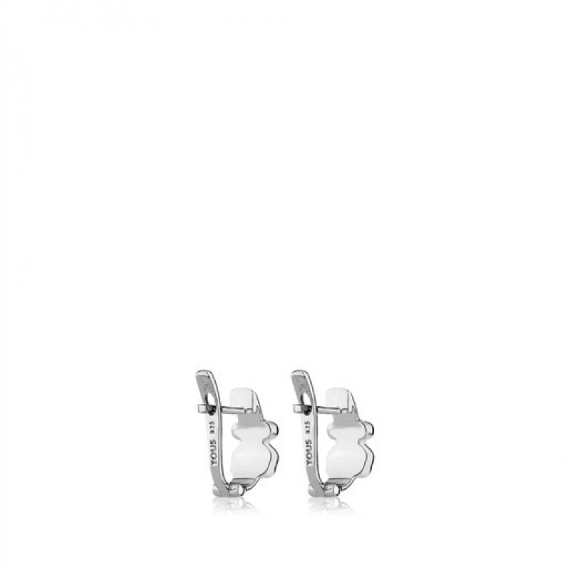 Tous Gen Hoop Women's Earrings Silver | YRW167492 | Usa