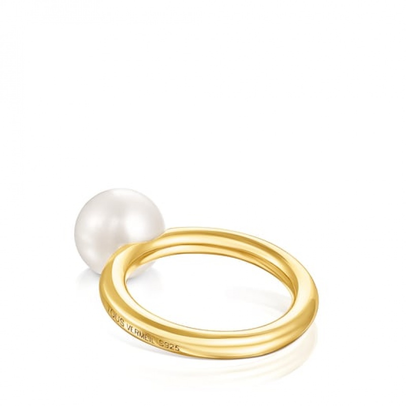 Tous Gloss Small Women's Rings 18k Gold | LSU302815 | Usa