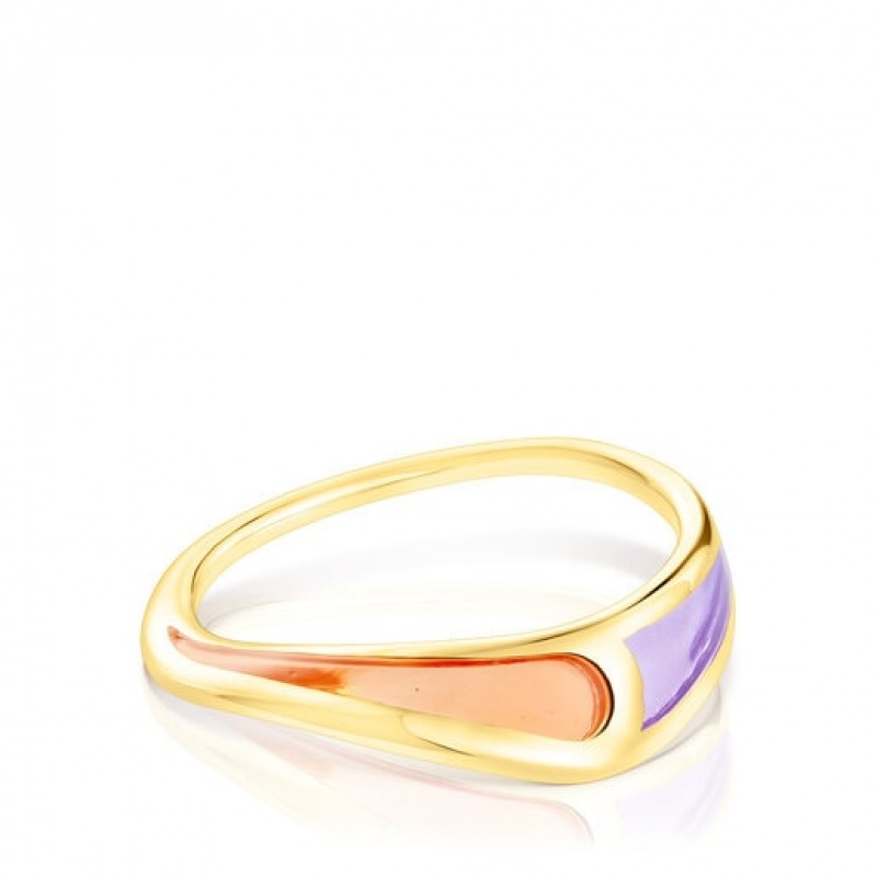 Tous Gregal Medium Women's Rings 18k Gold | BQI485701 | Usa