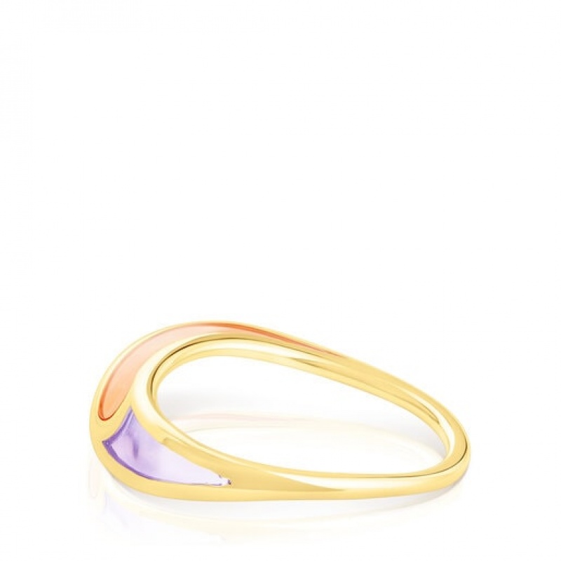 Tous Gregal Medium Women's Rings 18k Gold | BQI485701 | Usa