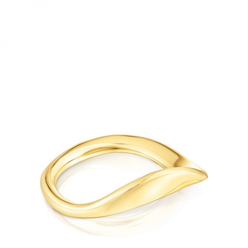 Tous Gregal Small Women's Rings 18k Gold | CEN398674 | Usa