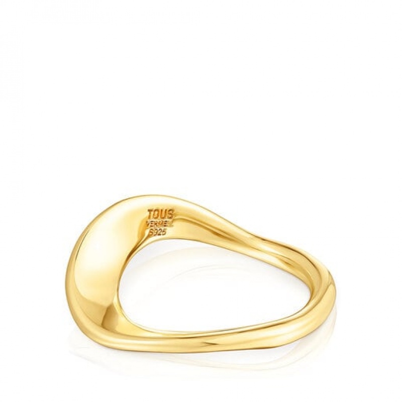 Tous Gregal Small Women's Rings 18k Gold | CEN398674 | Usa