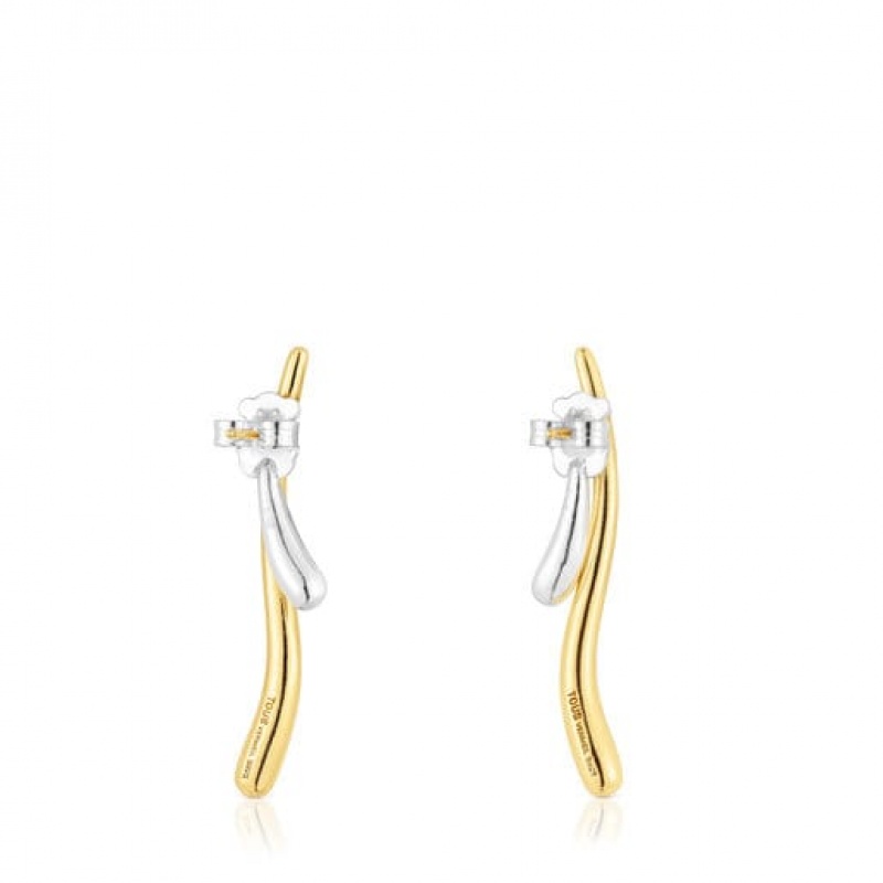 Tous Hav Long Women's Earrings 18k Gold | DRV683025 | Usa