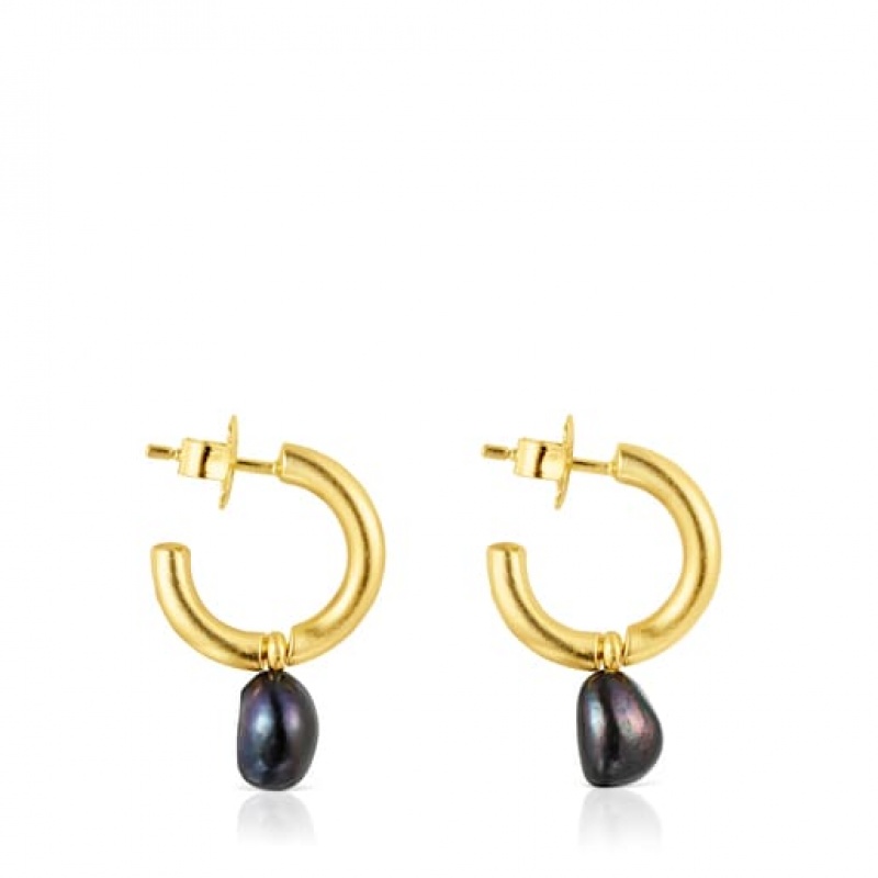 Tous Hav Pearl Women's Earrings 18k Gold | LYO736152 | Usa