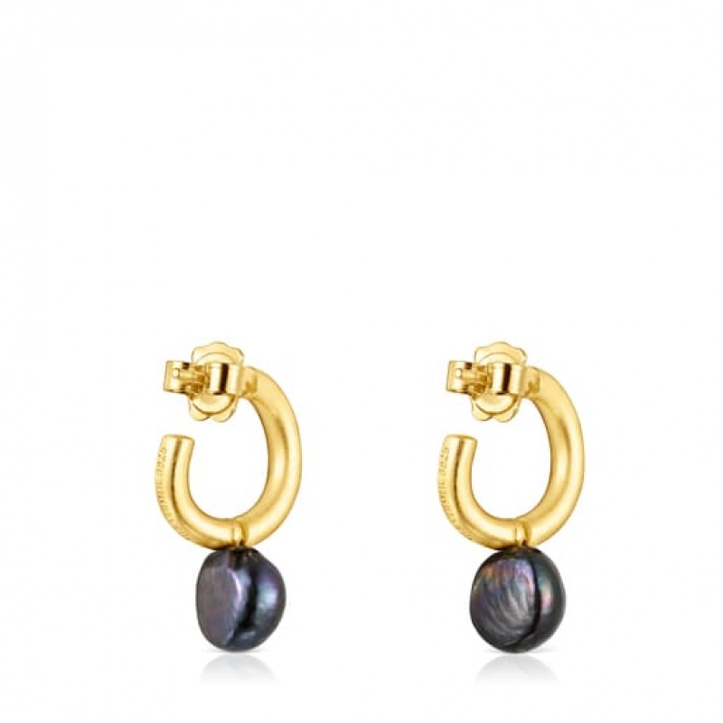 Tous Hav Pearl Women's Earrings 18k Gold | LYO736152 | Usa