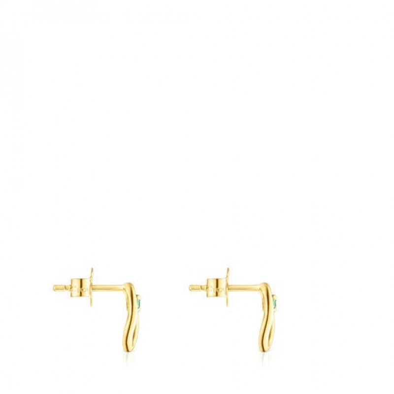 Tous Hav Small Women's Earrings 18k Gold | WGV249683 | Usa