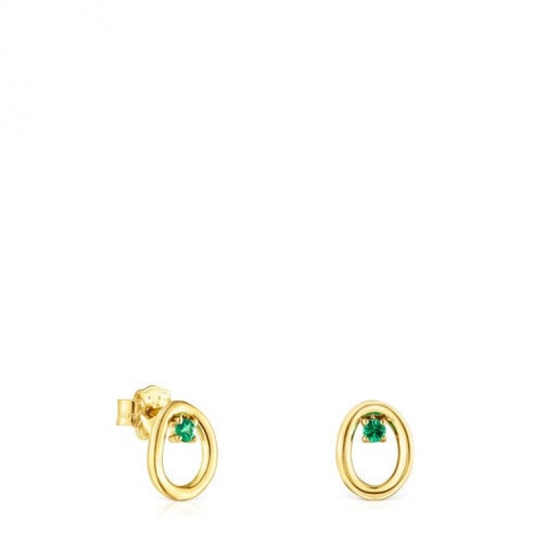 Tous Hav Small Women\'s Earrings 18k Gold | WGV249683 | Usa