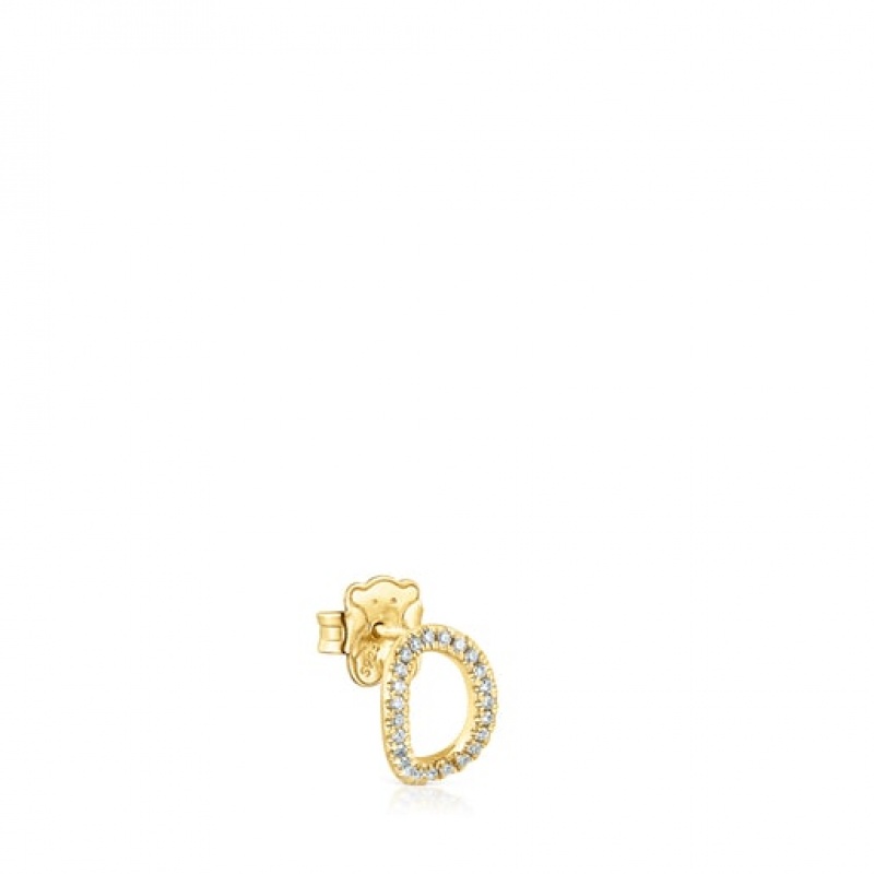 Tous Hav Small Women's Earrings 18k Gold | RKH297640 | Usa