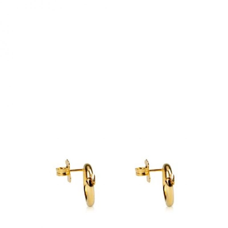 Tous Hold Small Women's Earrings 18k Gold | EQV891265 | Usa