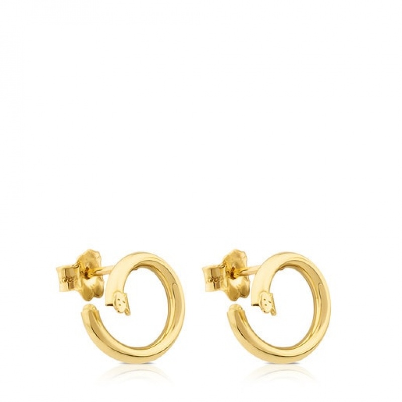 Tous Hold Women's Earrings 18k Gold | LHQ720836 | Usa