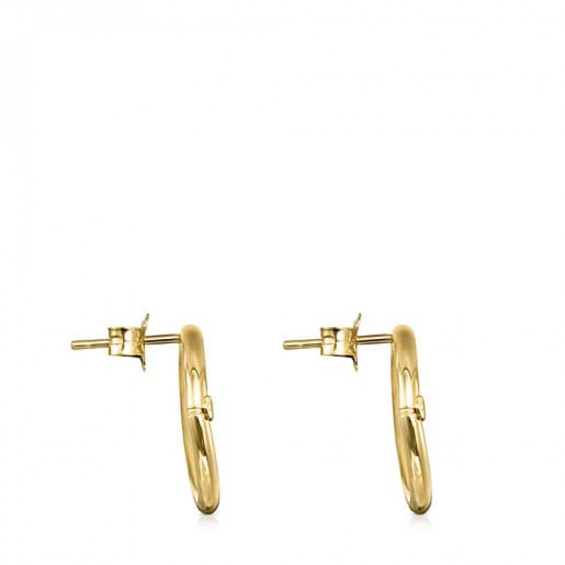 Tous Hold Women's Earrings 18k Gold | XMH810542 | Usa