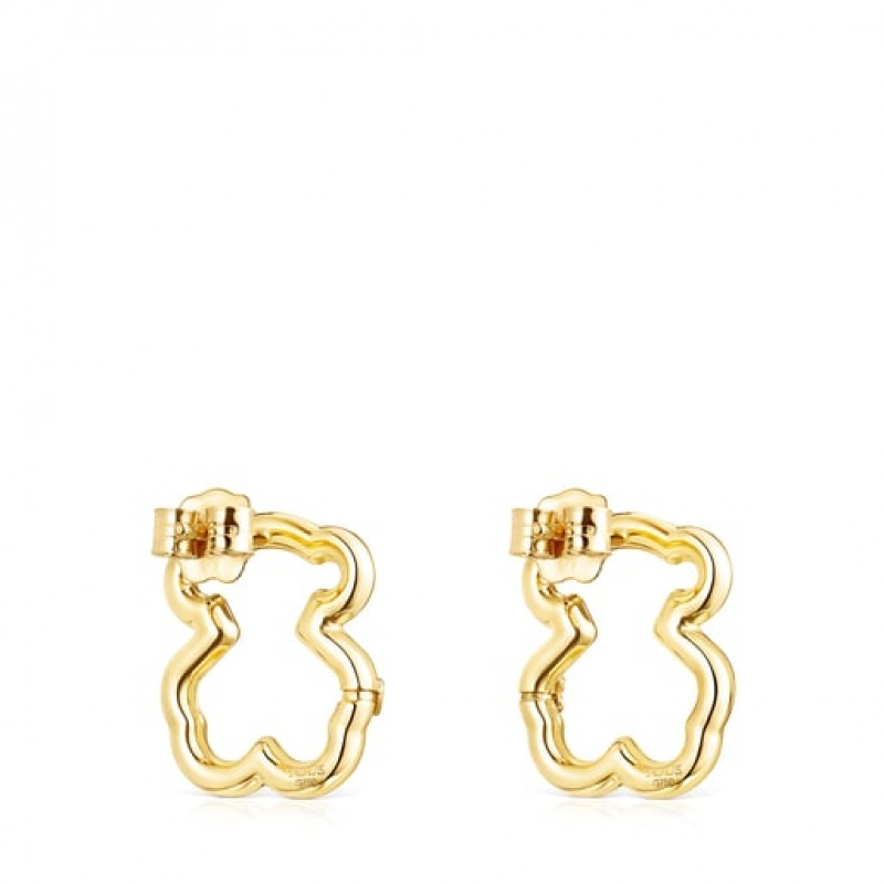 Tous Hold Women's Earrings 18k Gold | XPU419635 | Usa