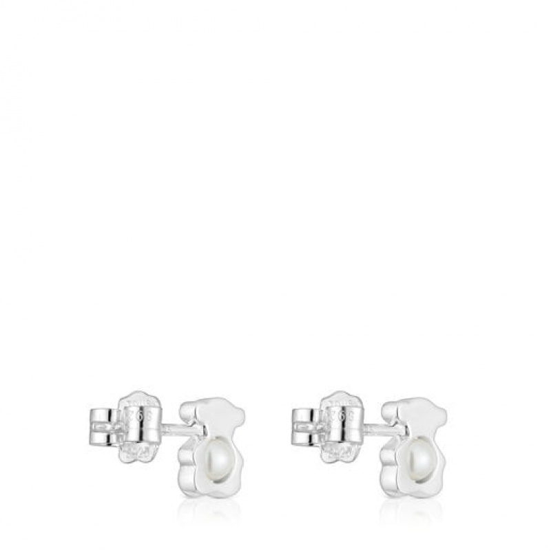 Tous I-bear Small Women's Earrings Silver | PSV895604 | Usa