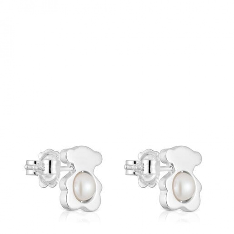 Tous I-bear Small Women's Earrings Silver | YMS804395 | Usa