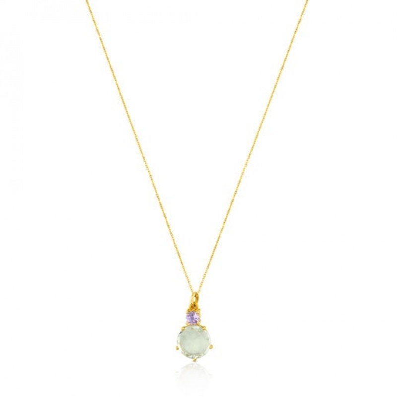 Tous Ivette Short Women\'s Necklaces 18k Gold | VZA476198 | Usa