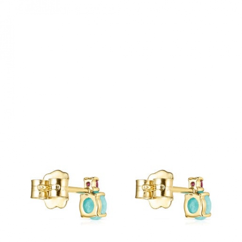 Tous Ivette Small Women's Earrings 18k Gold | UDJ186053 | Usa