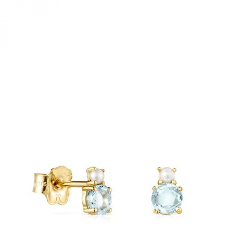 Tous Ivette Small Women\'s Earrings 18k Gold | EQU954378 | Usa