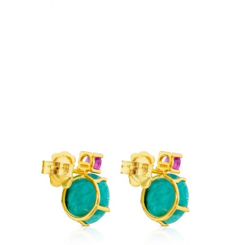 Tous Ivette Small Women's Earrings 18k Gold | RFN812356 | Usa