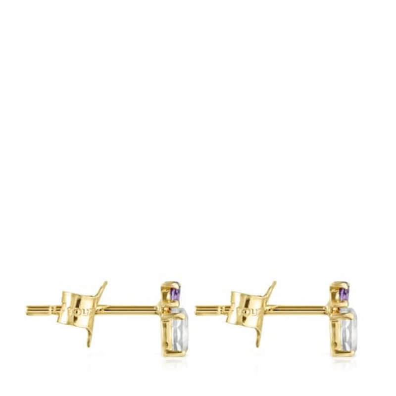 Tous Ivette Small Women's Earrings 18k Gold | IGD635082 | Usa