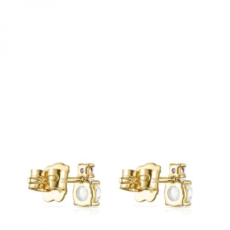 Tous Ivette Small Women's Earrings 18k Gold | IGD635082 | Usa