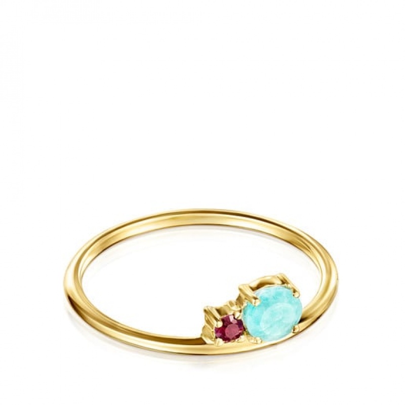 Tous Ivette Small Women's Rings 18k Gold | SNA783451 | Usa