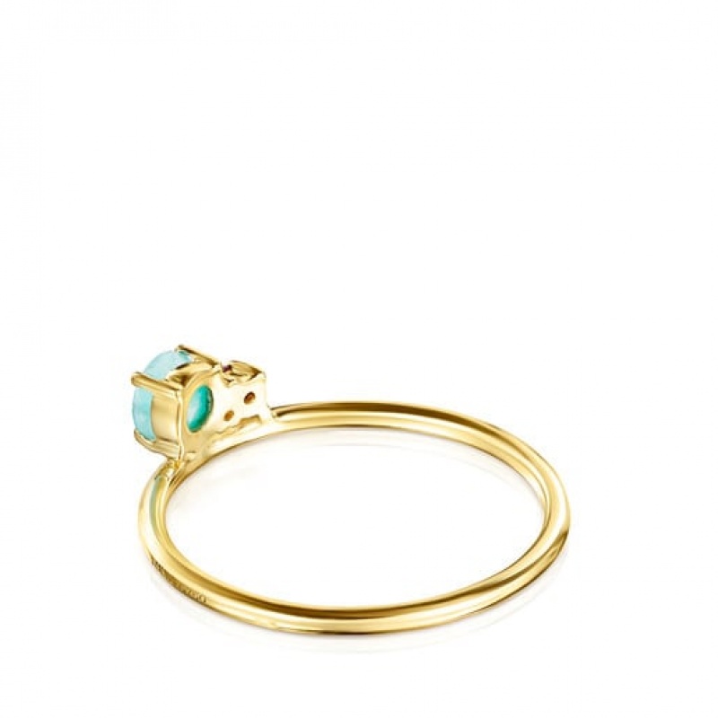 Tous Ivette Small Women's Rings 18k Gold | SNA783451 | Usa