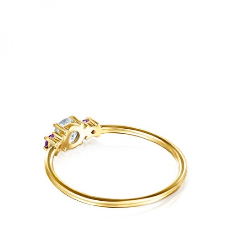 Tous Ivette Small Women's Rings 18k Gold | PYX984250 | Usa