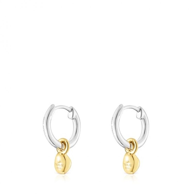 Tous Joy Bits Hoop Women's Earrings 18k Gold | IFM908132 | Usa